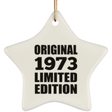 51st Birthday Original 1973 Limited Edition - Star Ornament