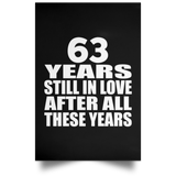 63rd Anniversary 63 Years Still In Love After These Years - Poster Portrait