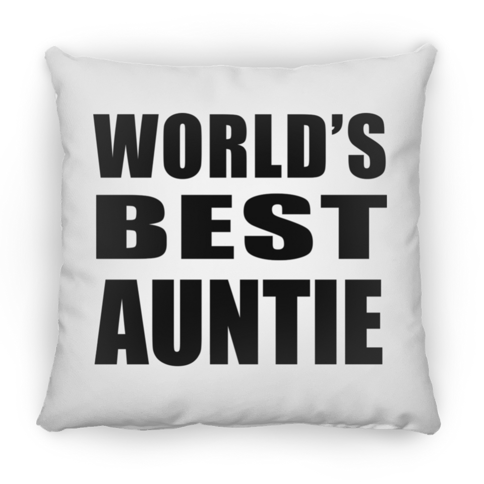 World's Best Auntie - Throw Pillow