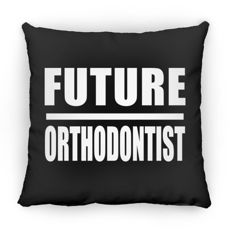 Future Orthodontist - Throw Pillow Black