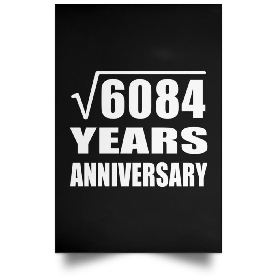 78th Anniversary Square Root of 6084 Years Anniversary - Poster Portrait