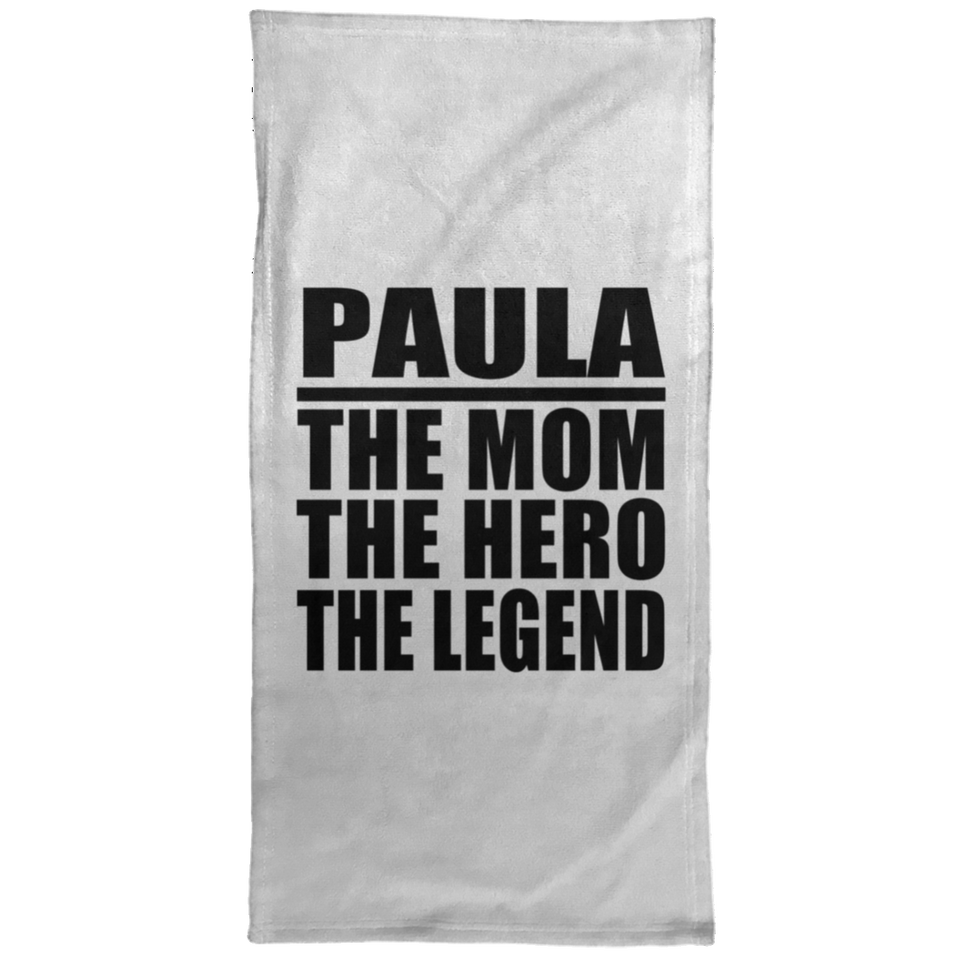 Paula The Mom The Hero The Legend - Hand Towel