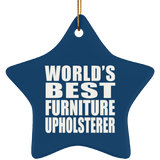World's Best Furniture Upholsterer - Star Ornament