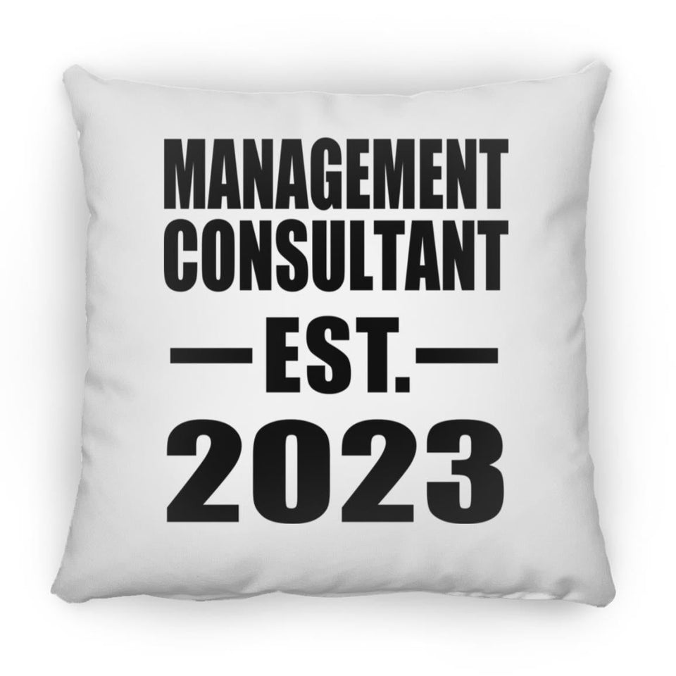 Management Consultant Established EST. 2023 - Throw Pillow