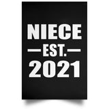 Niece Established EST. 2021 - Poster Portrait