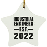 Industrial Engineer Established EST. 2022 - Star Ornament