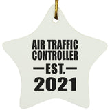 Air Traffic Controller Established EST. 2021 - Star Ornament