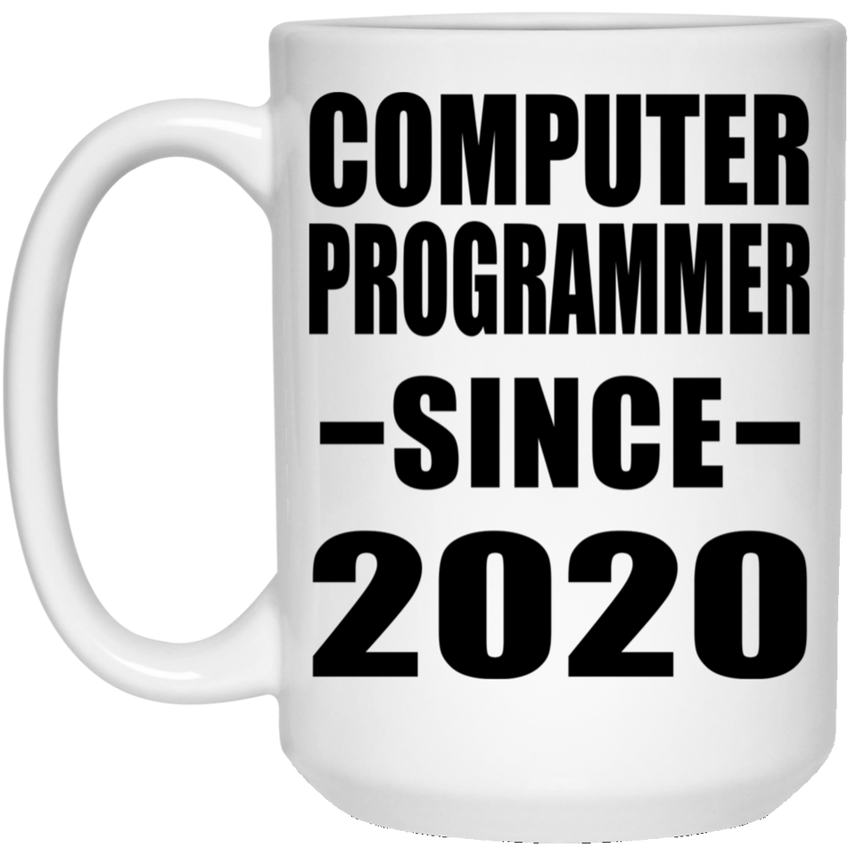 Computer Programmer Since 2020 - 15oz Coffee Mug