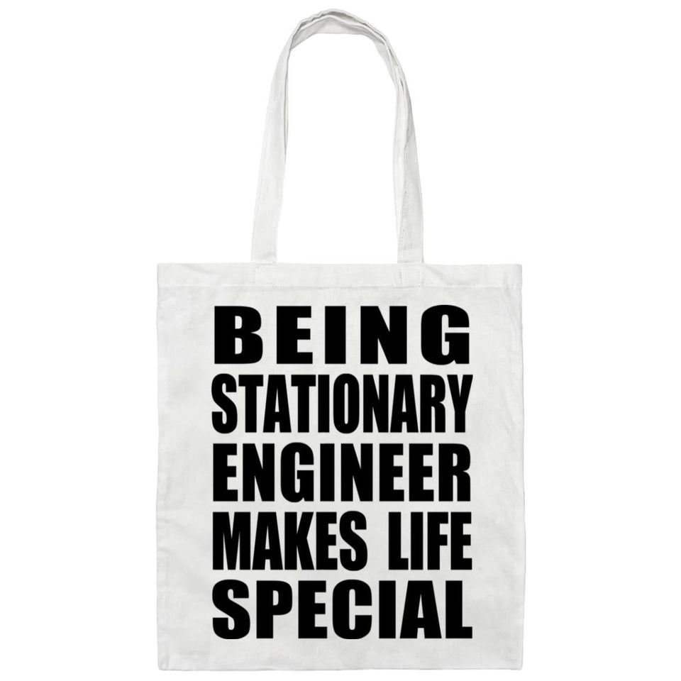 Being Stationary Engineer Makes Life Special - Tote Bag White