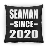 Seaman Since 2020 - Throw Pillow Black