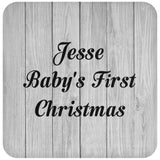 Jesse Baby's First Christmas - Drink Coaster F