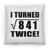 58th Birthday I Turned Square Root of 841 Twice - Throw Pillow