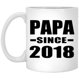 Papa Since 2018 - 11 Oz Coffee Mug
