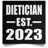 Dietician Established EST. 2023 - Poster Square