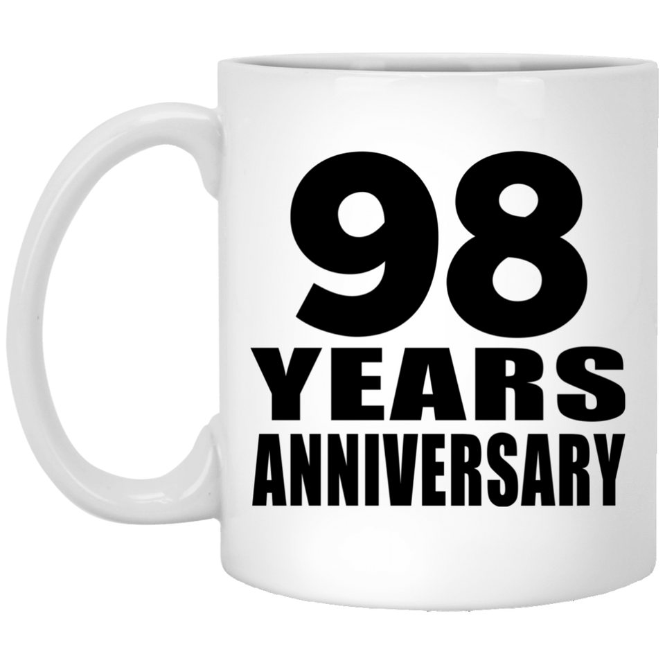 98th Anniversary 98 Years - 11 Oz Coffee Mug