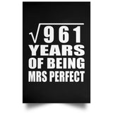 31st Anniversary Square Root of 961 Years of Mrs Perfect - Poster Portrait