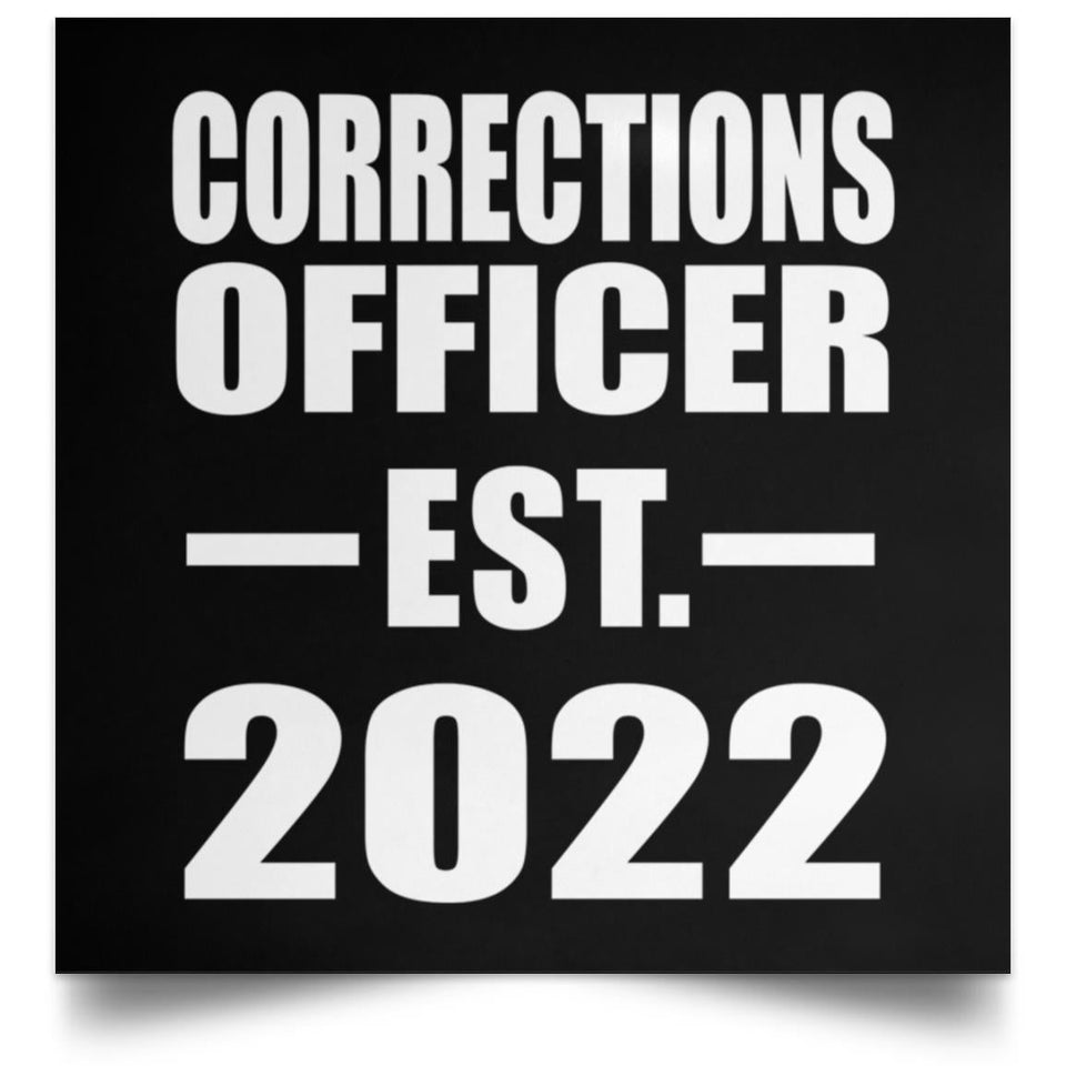 Corrections Officer Established EST. 2022 - Poster Square
