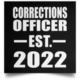 Corrections Officer Established EST. 2022 - Poster Square