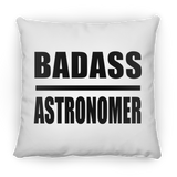 Badass Astronomer - Throw Pillow