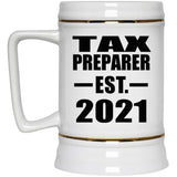 Tax Preparer Established EST. 2021 - Beer Stein
