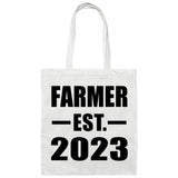 Farmer Established EST. 2023 - Tote Bag White