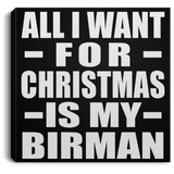All I Want For Christmas Is My Birman - Canvas Square