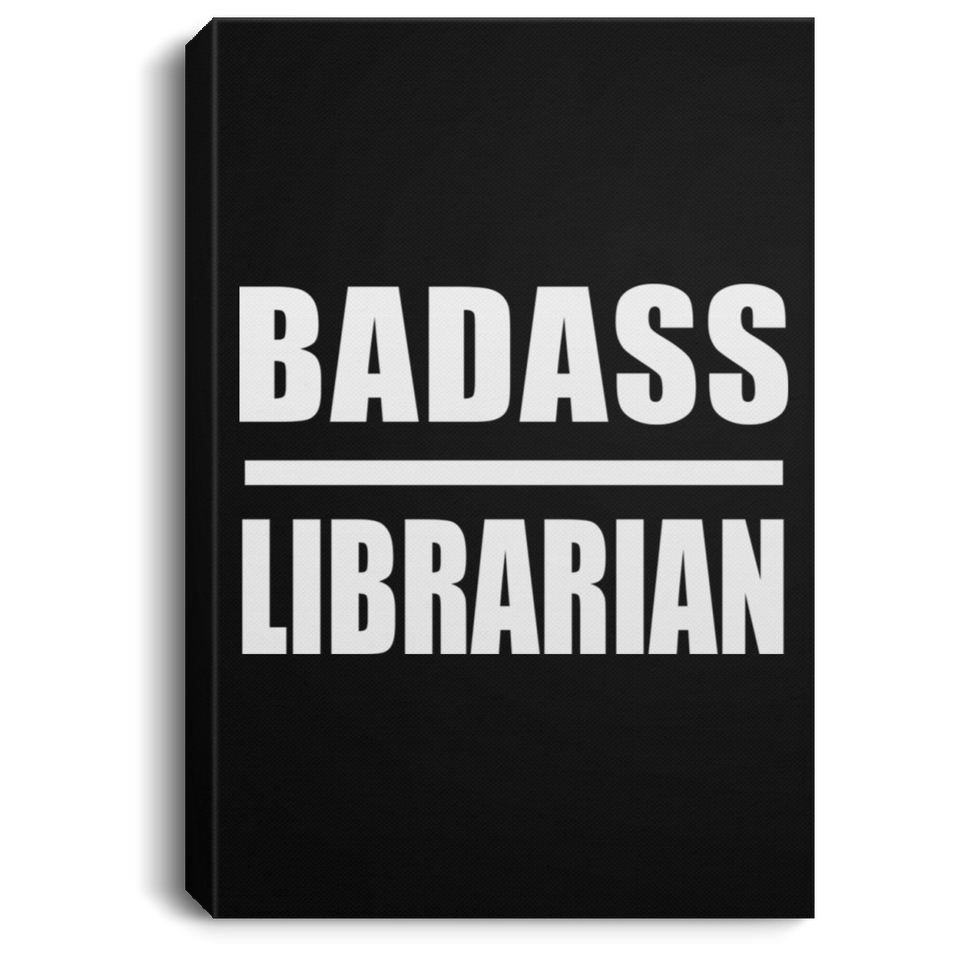 Badass Librarian - Canvas Portrait