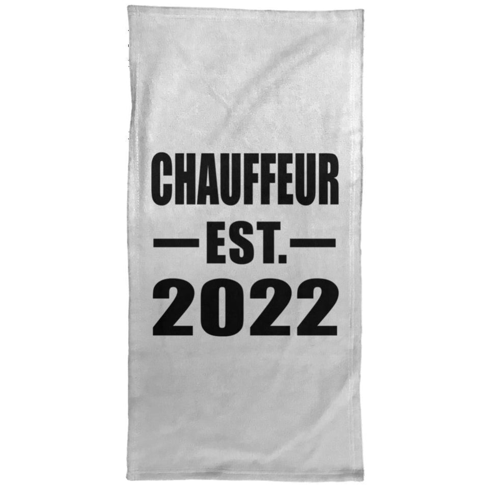 Chauffeur Established EST. 2022 - Hand Towel