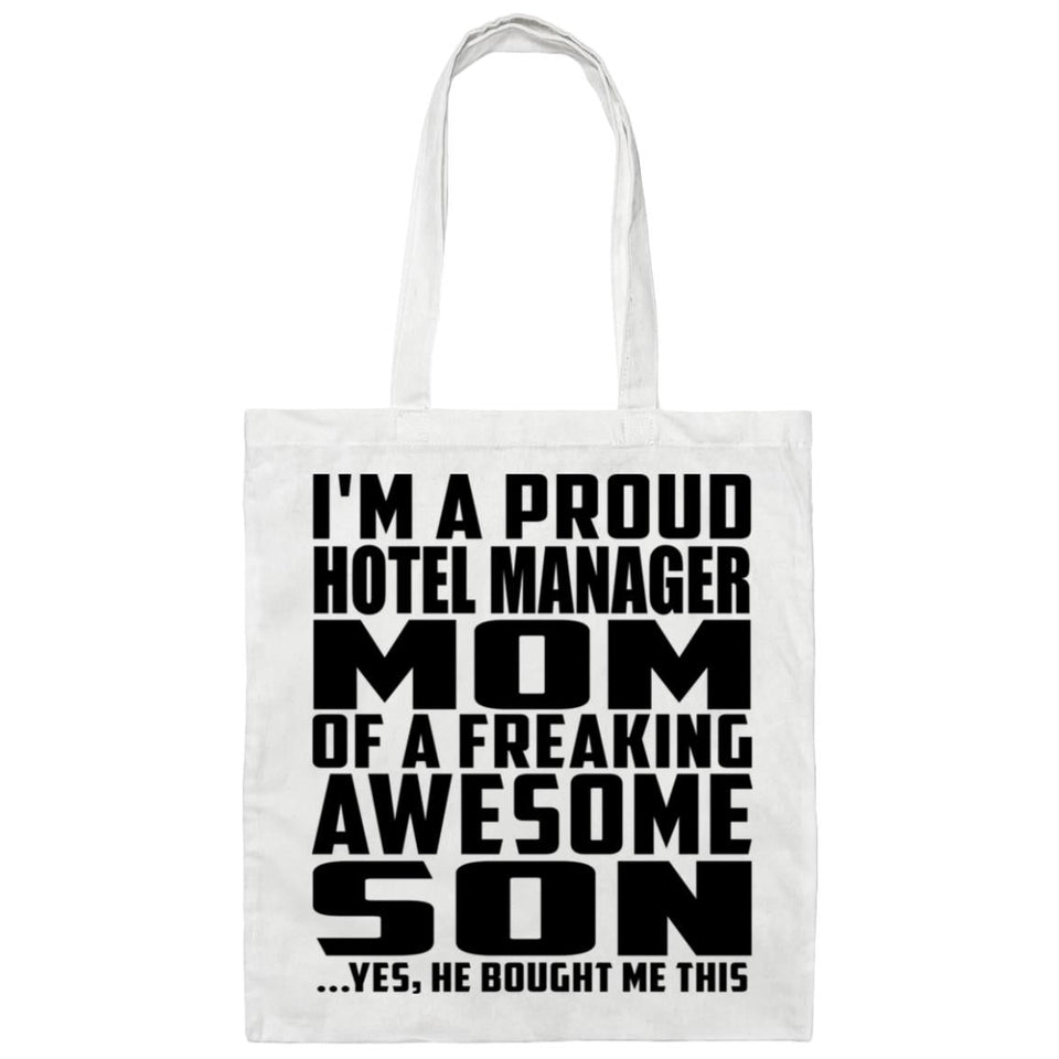 Proud Hotel Manager Mom Of Awesome Son - Tote Bag White