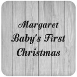 Margaret Baby's First Christmas - Drink Coaster F