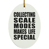 Collecting Scale Modes Makes Life Special - Oval Ornament