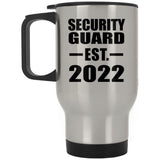 Security Guard Established EST. 2022 - Silver Travel Mug