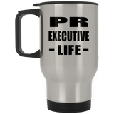 Pr Executive Life - Silver Travel Mug
