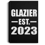 Glazier Established EST. 2023 - Canvas Portrait