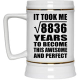 94th Birthday Took Square Root of 8836 Years To Awesome - Beer Stein