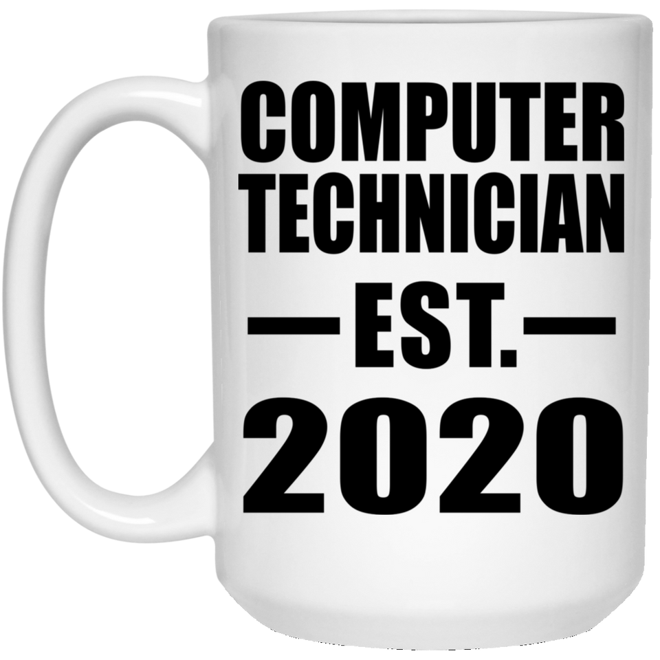 Computer Technician Established EST. 2020 - 15oz Coffee Mug