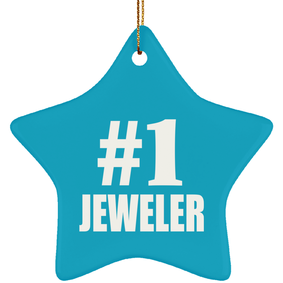 Number One #1 Jeweler - Star Ornament