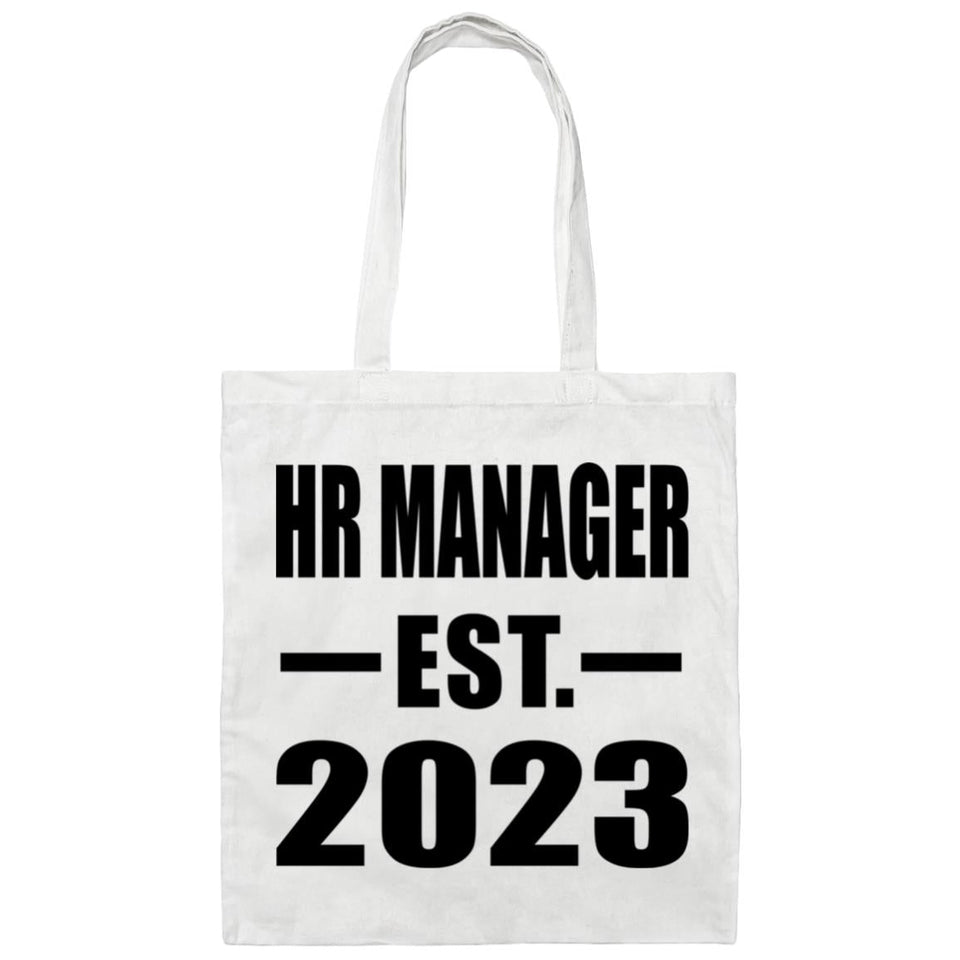 HR Manager Established EST. 2023 - Tote Bag White