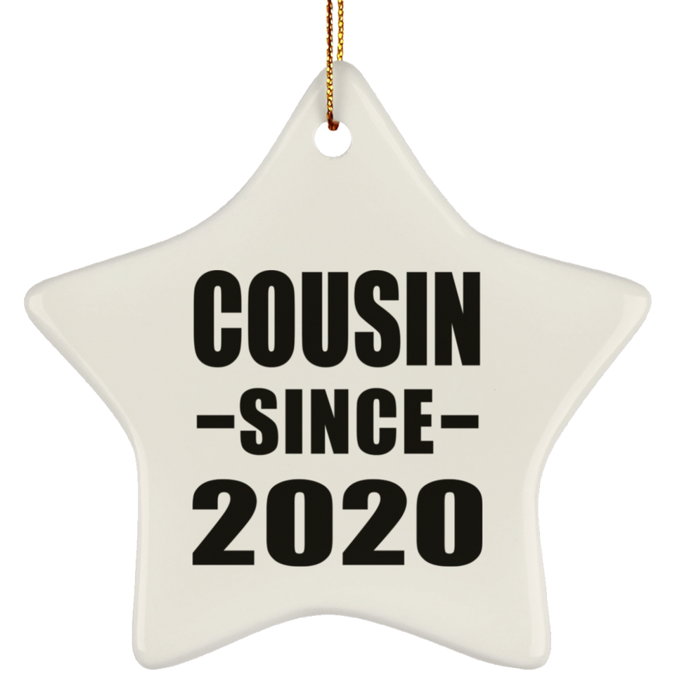 Cousin Since 2020 - Star Ornament