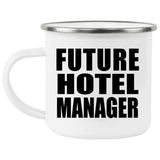 Future Hotel Manager - 12oz Camping Mug