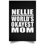 Nellie World's Okayest Mom - Poster Portrait