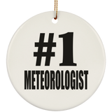 Number One #1 Meteorologist - Circle Ornament