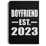 Boyfriend Established EST. 2023 - Canvas Portrait