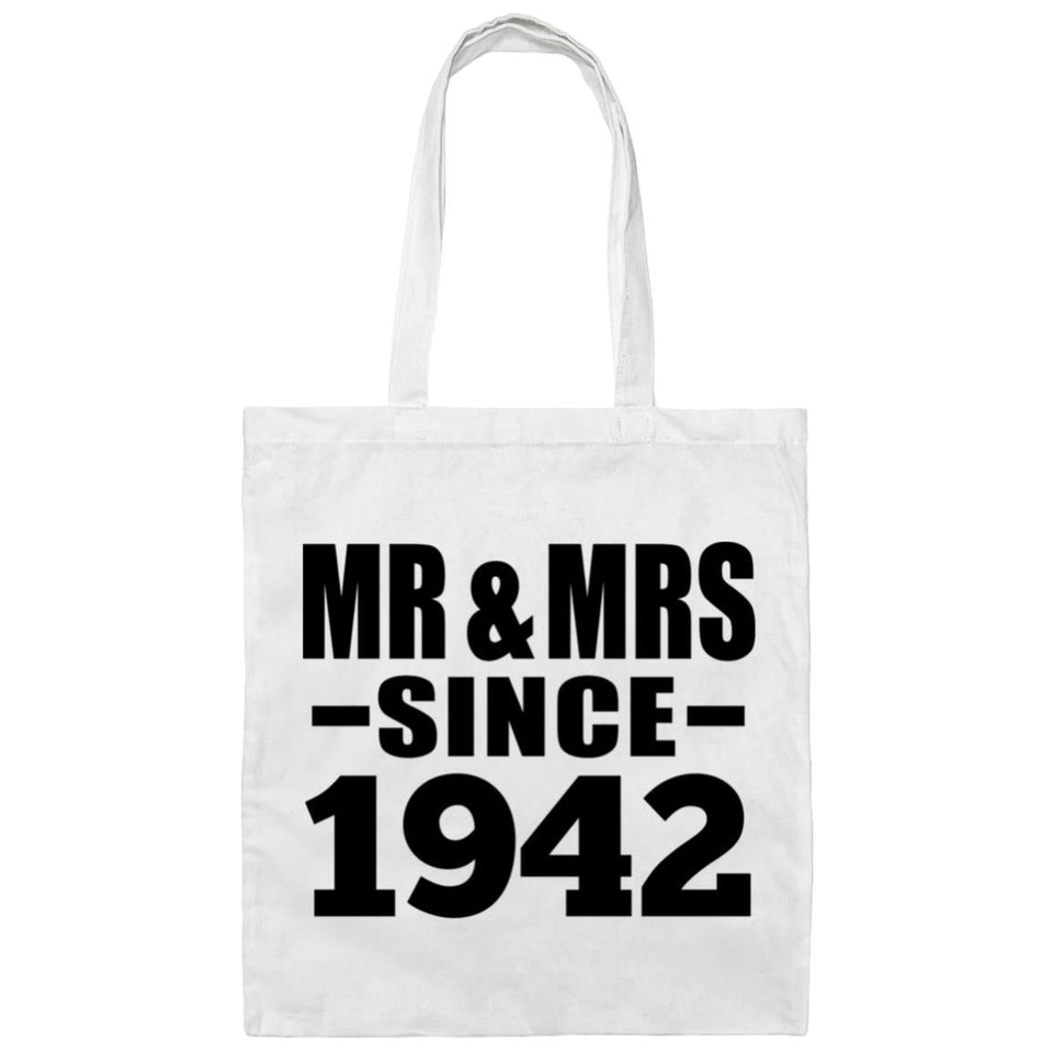 82nd Anniversary Mr & Mrs Since 1942 - Tote Bag White