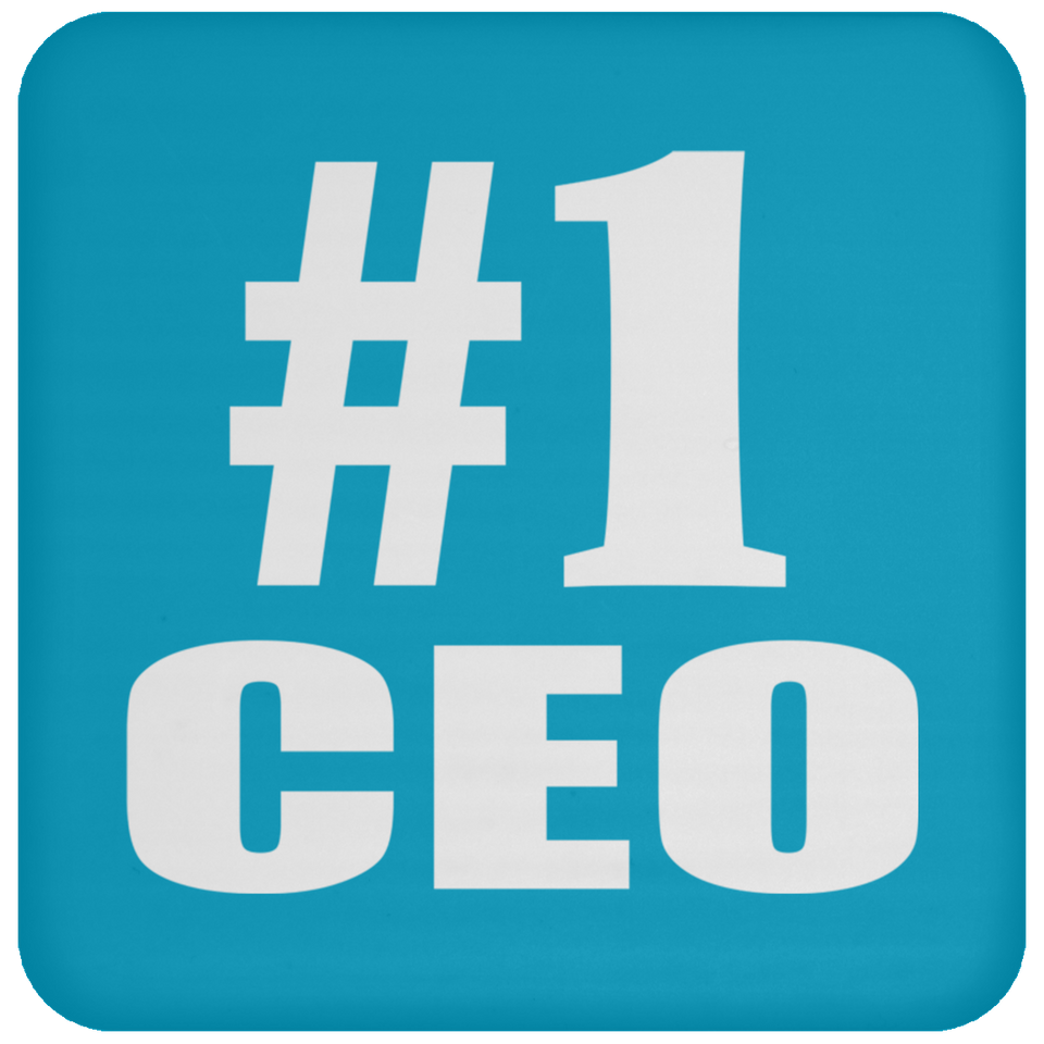Number One #1 CEO - Drink Coaster