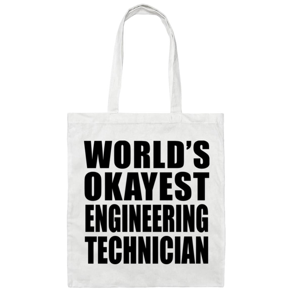 World's Okayest Engineering Technician - Tote Bag White
