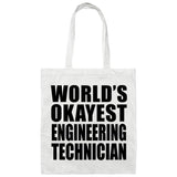 World's Okayest Engineering Technician - Tote Bag White