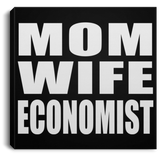 Mom Wife Economist - Canvas Square