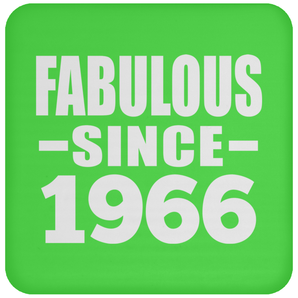 58th Birthday Fabulous Since 1966 - Drink Coaster