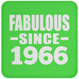 58th Birthday Fabulous Since 1966 - Drink Coaster